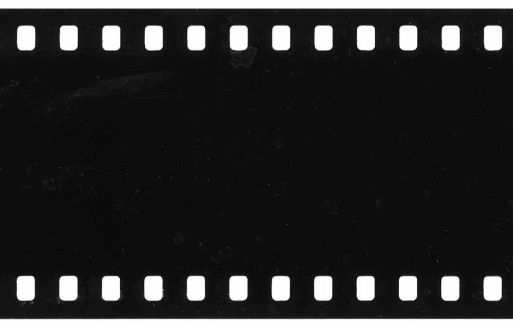 Film that came out black when developed.