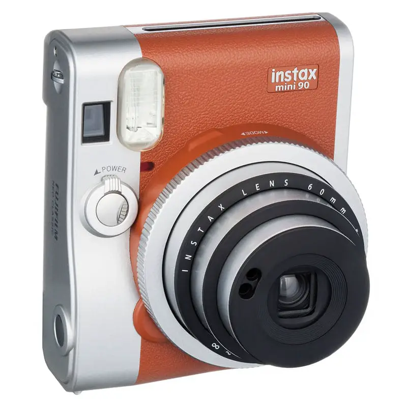 Fujifilm Instax Mini 90 Neo Classic Instant Camera in Brown