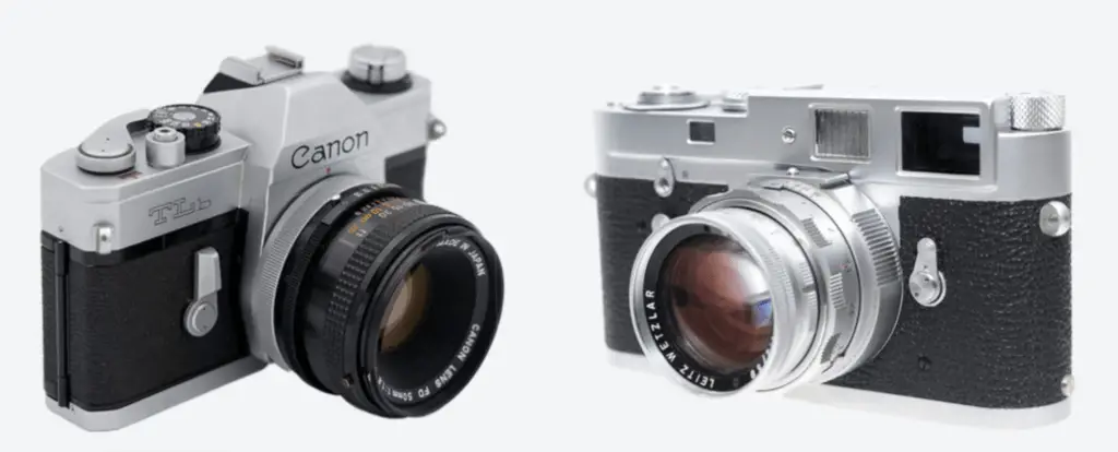 Rangefinder vs SLR 35mm film cameras