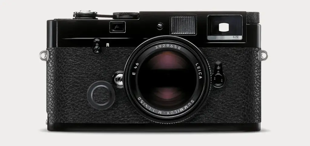 Leica's metered Mechanical Perfection (MP) 0.72 Rangefinder 35mm camera