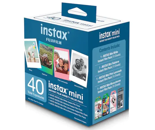 Instax Mini Film 4 Style Variety Pack from Fujifilm