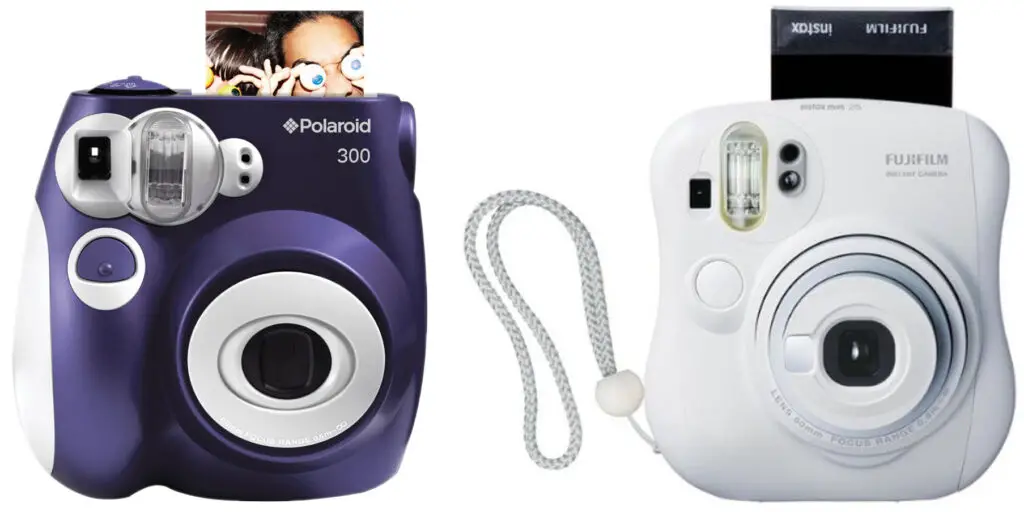 Polaroid 300 Instax Camera vs Fujifilm Instax Mini 25 Instant Camera