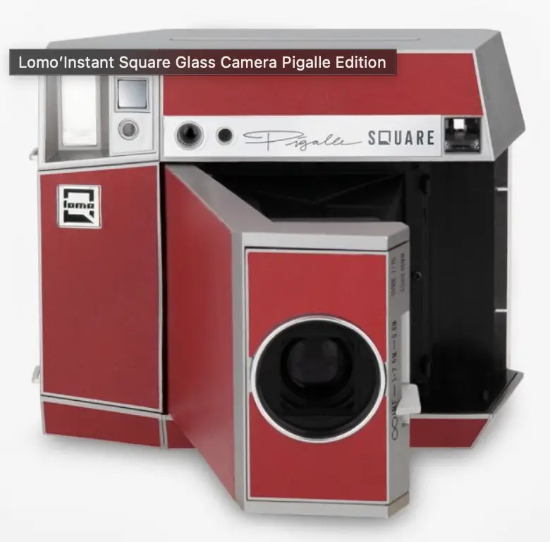 Lomo’Instant Square Glass Camera Pigalle Edition