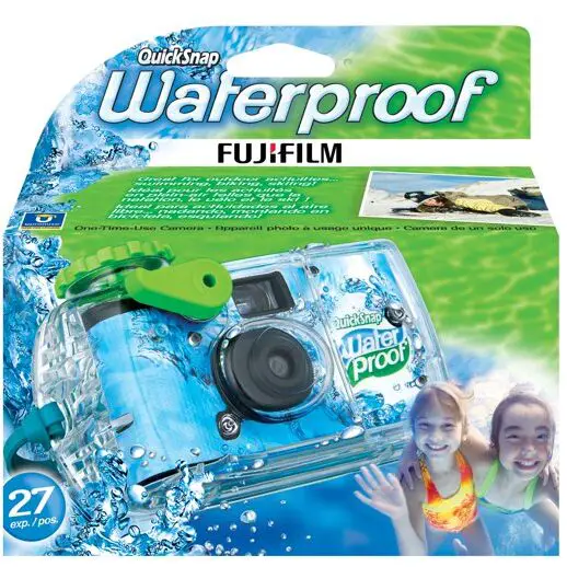 Fujifilm QuickSnap Waterproof Disposable Camera with 27 Exposures