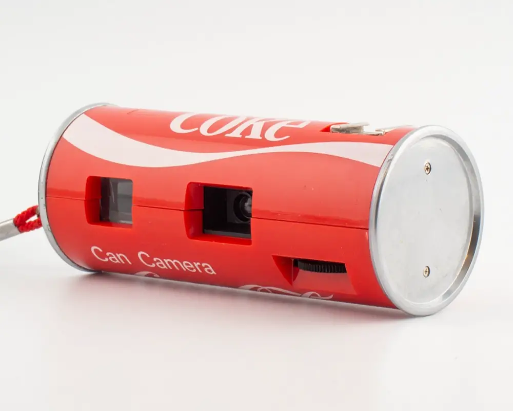 All About 110 Film 14 Novelty 110 camera made to look like a can of Coke