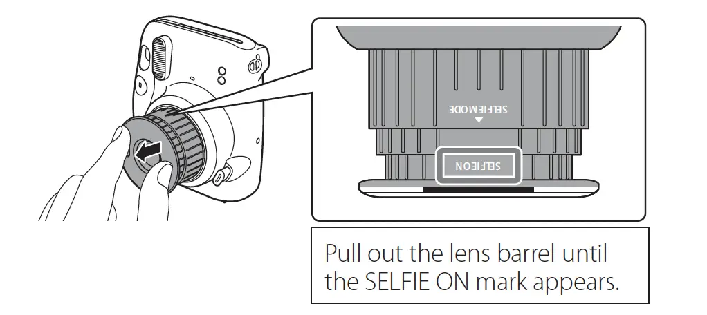 The Built-in Selfie Mode on Instax Mini 11