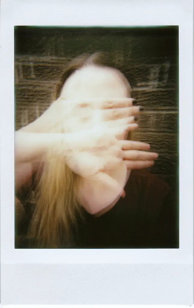 How Do You Take a Picture of Yourself With an Instax Camera? Tips and Tricks 3 A Selfie on Instax Mini Film Without Looking at the Camera and using a double exposure mode