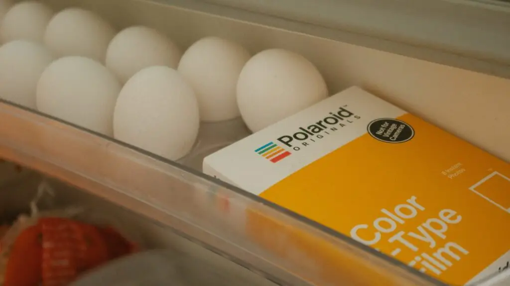 Polaroid recommends storing Polaroid film in a cool, dry place like a fridge.
